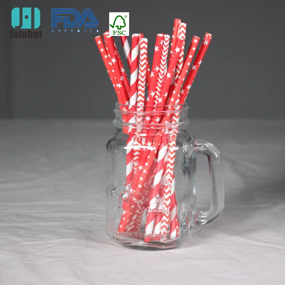 Paper Straws Polka Dots Stripes  Party Straws Birthday Party Theme Party  Green   Orange    pink  Cake pops ,25pcs