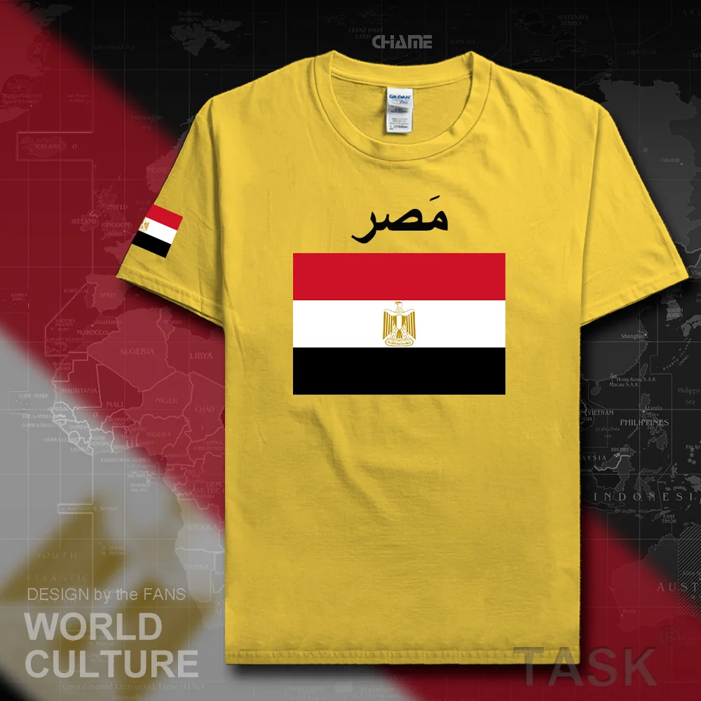 Egypt men t shirts fashion 2019 jerseys nation team tshirt tops cotton t-shirt gyms clothing tees country Sports EGY Egyptian 02