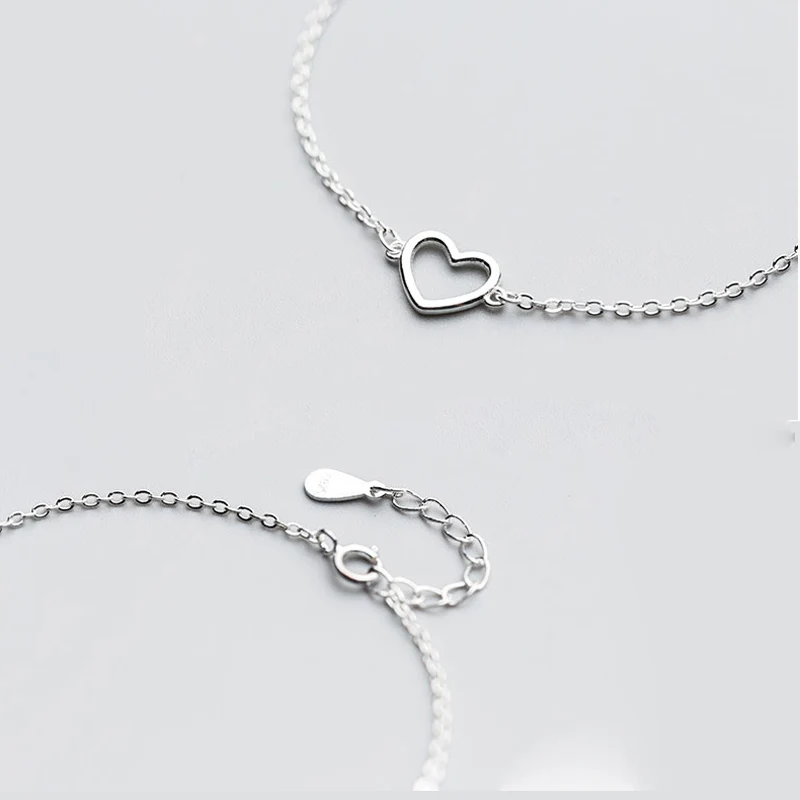 La Monada Heart Bracelets For Women Silver 925 Sterling Fine Silver 925 Jewelry For Women\'s Bracelets Chain Female