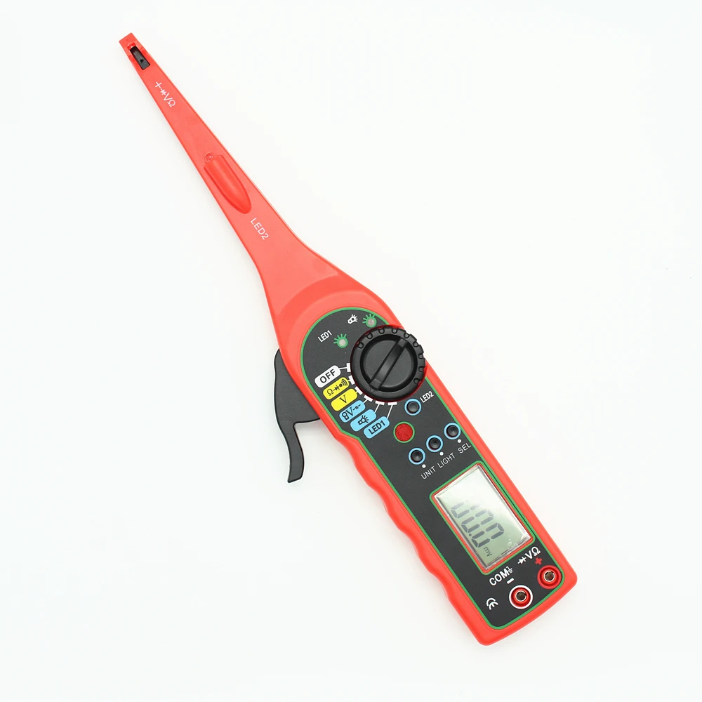 Car Digital Screen Electric Automotive Circuit Tester Multimeter Lamp Car Repair Automotive Electrical Multimeter