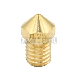 4Pcs/lot Ultimaker 2 UM2 + Extended E3D Heater Hotend Olsson Block Nozzle 0.25+0.4+0.6+0.8mm For 1.75mm / 3.0mm Filament