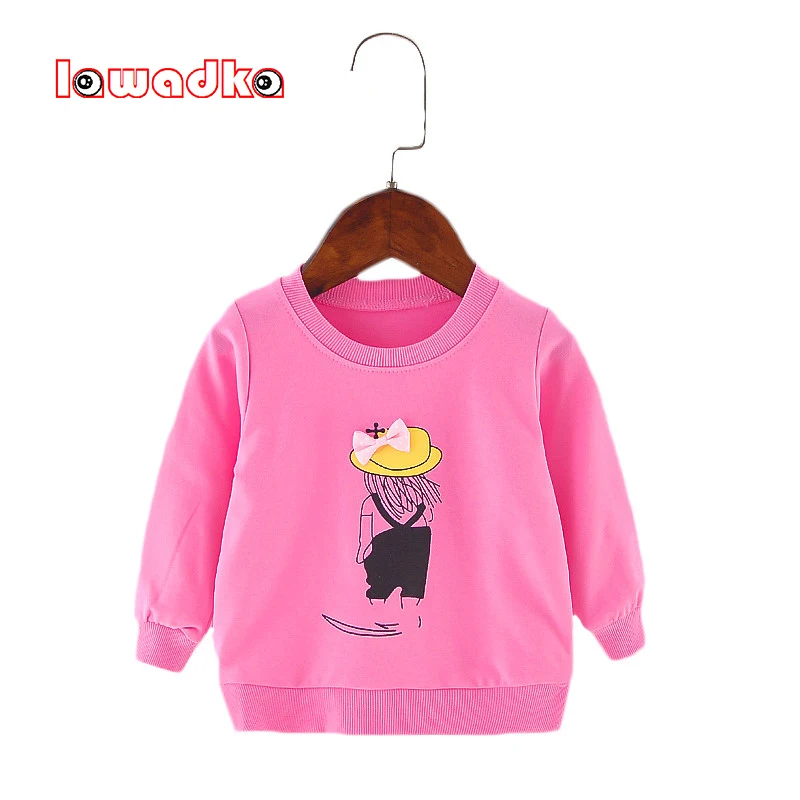 

Lawadka 7-24M Babies Girls Tops Long Sleeve Tees Cotton tshirt for Girls White T-shirt Casual Clothes for Newborn 2022 New