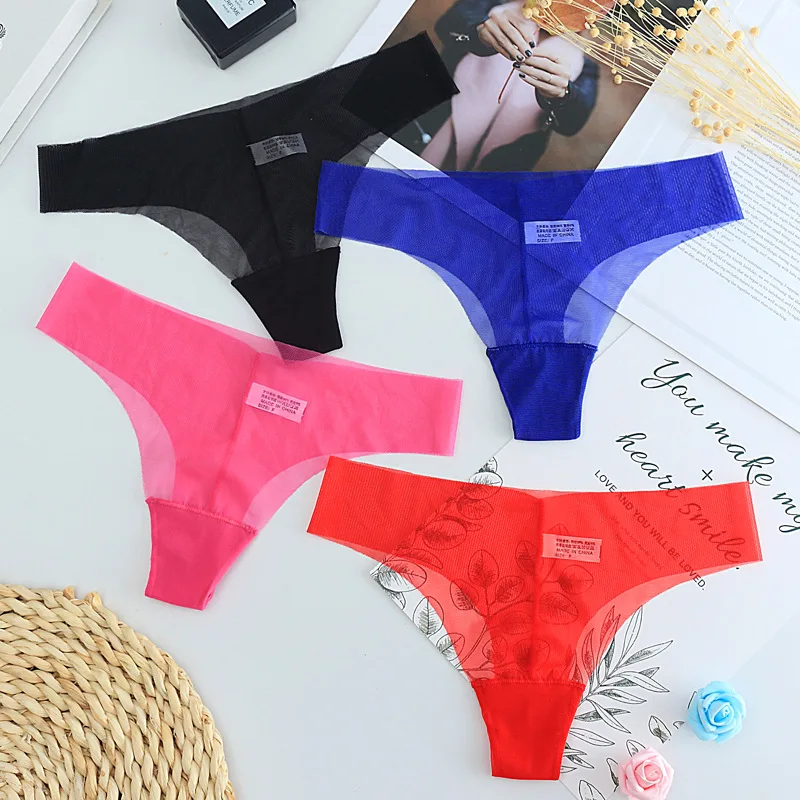 

Super Sexy Full Transparent Female G String Briefs Plus Size Panties Ladies Underwear Women's Large Sizes Tanga Thongs Lingerie