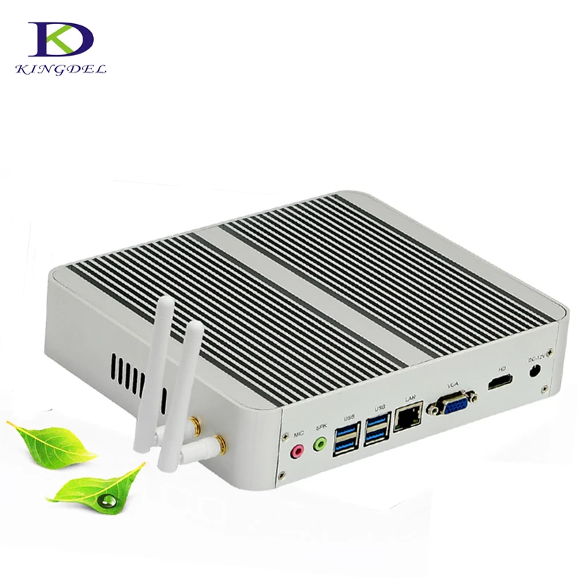 3 Years warranty [Core  i5 7200U i3 7100U ] 7th Gen Kaby Lake Mini pc Windows 10 Fanless Computer TV Box 4K HD Display