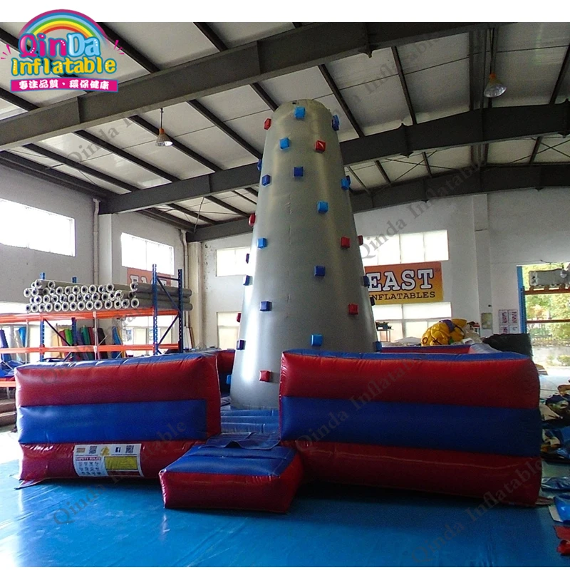 0.55mm PVC Indoor Rock Climbing Wall Bouncy Climbing Walls Inflatable Mountain For Climbing Sport Games