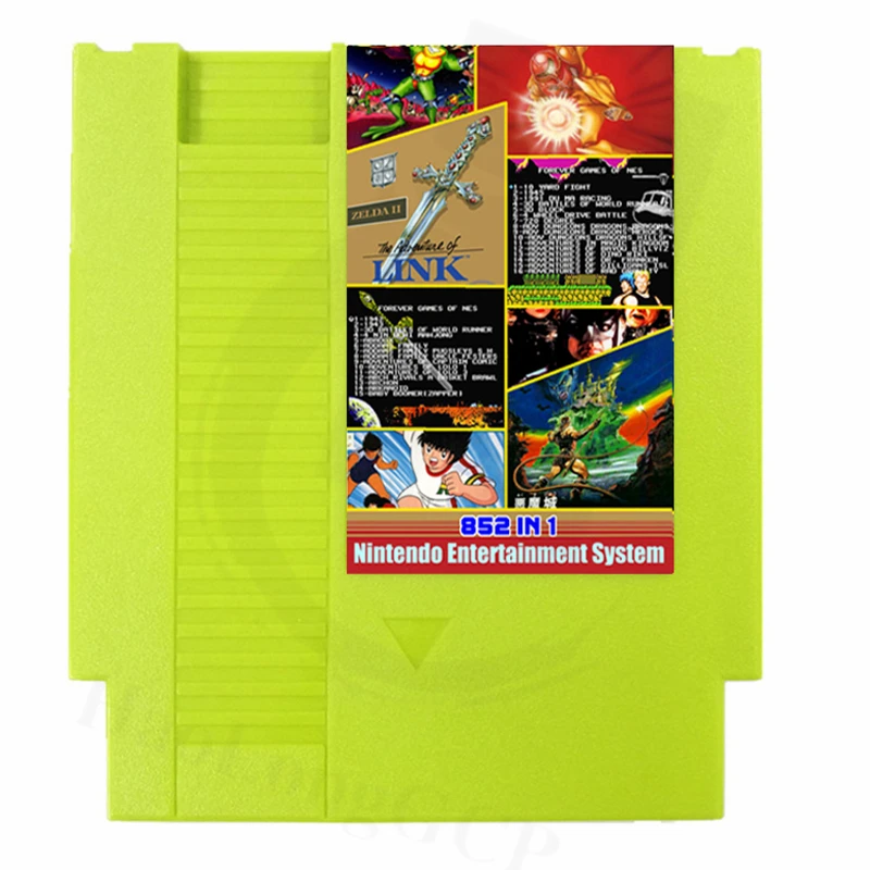Best 852 in 1 8bit Game Card 72 pin game cartridge support save progress 1G memory for 8 bit video game console