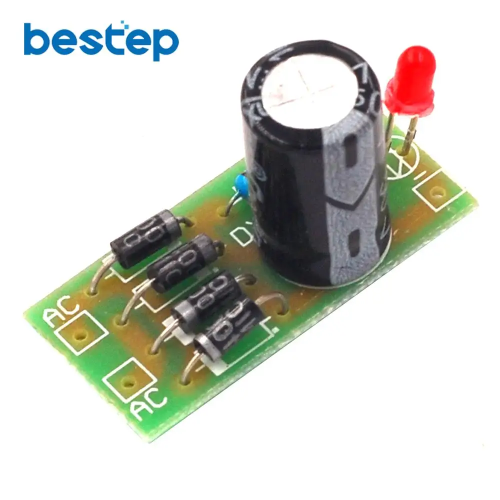 AC to DC Power Conversion Module 1N4007 Full Bridge Rectifier Filter 12V 1A AC DC Converter