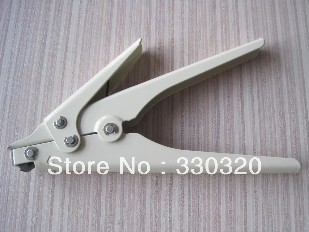 Automatic cable tie fasten tool,nylon cable tie installation tool,white colour