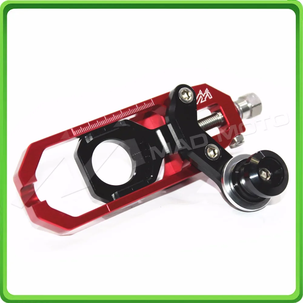 Motorcyclr Chain Tensioner Adjuster with spool fit for APRILIA RSV4 2009 2010 2011 2012 2013 2014 Red&Black