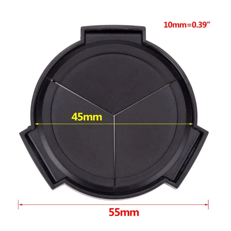 Auto Retractable Lens Cap Self Open and Close Lens Cover Protector for Panasonic LUMIX DMC-LX7GK LX7 Camera Accessories