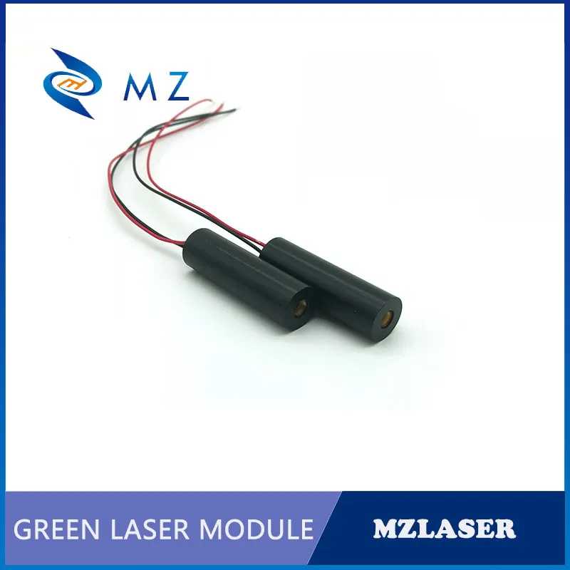 24VDC 12mm 515nm 30mw  laser  Industrial grade APC driven green dot  laser module Wood marking laser