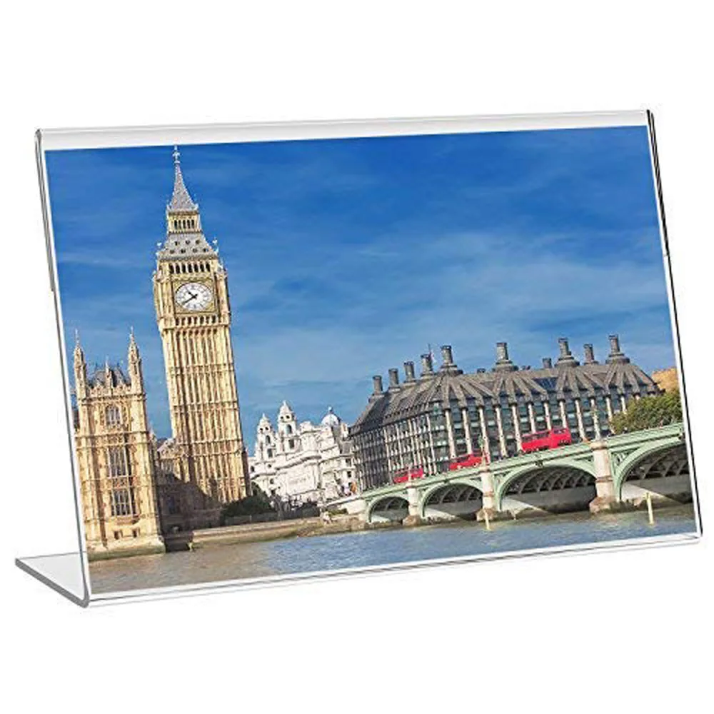 

Acrylic Sign Display Holder, Menu Holders, Table Card Holders, Photo Frames, Ad Frames, ADS019, 150x100mm, 10 Units/Pack