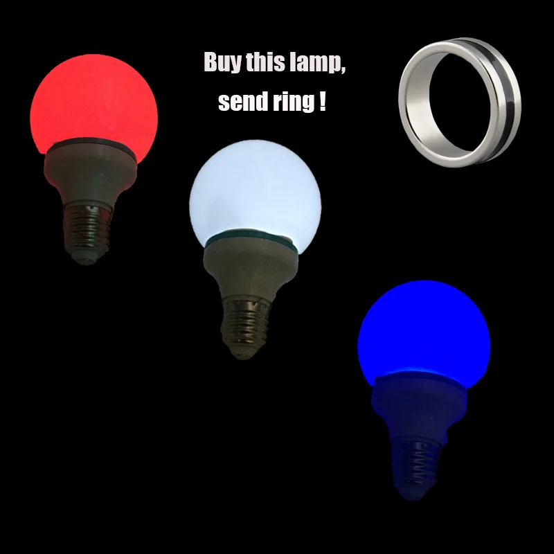 

multicolor Magnet Control Magie Light magic finger Bulb Lamp Magic trick & Magnet Ring Magic props