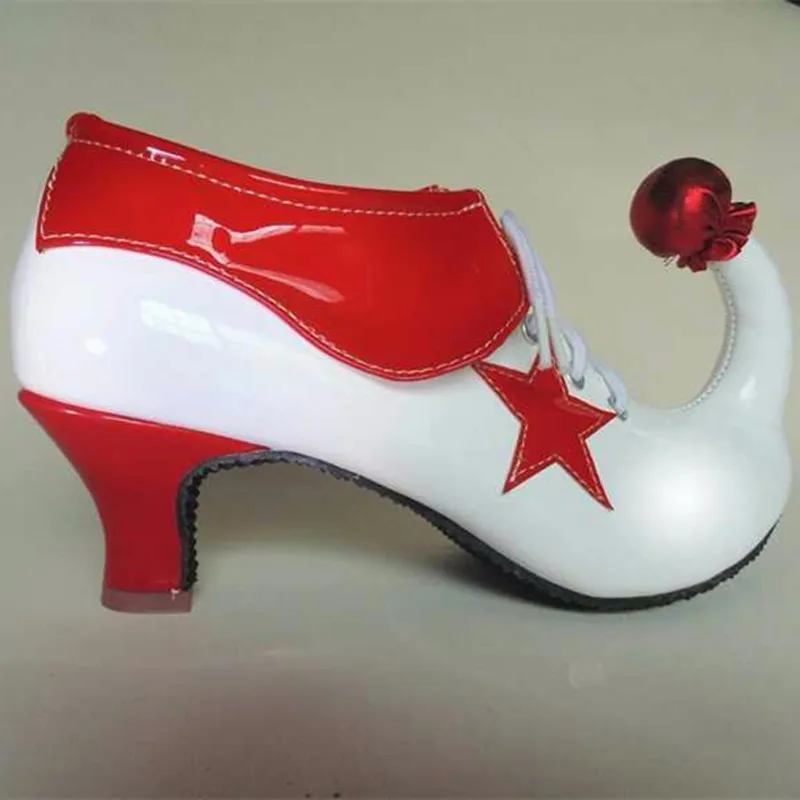 halloween high heel clown shoes for women adult red clown shoes funny shoes funny cosplay shoes halloween cosplay accessories