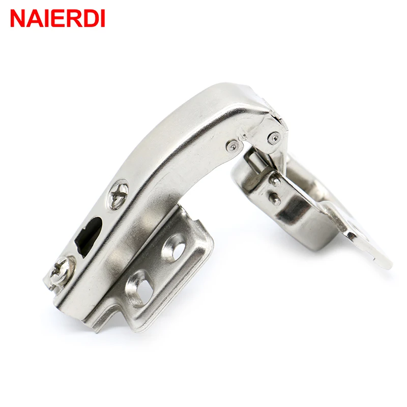 Brand NAIERDI 90 Degree Corner Fold Cabinet Door Hinges 90 Angle Hinge Hardware For Home Kitchen Bathroom Cupboard With Screws