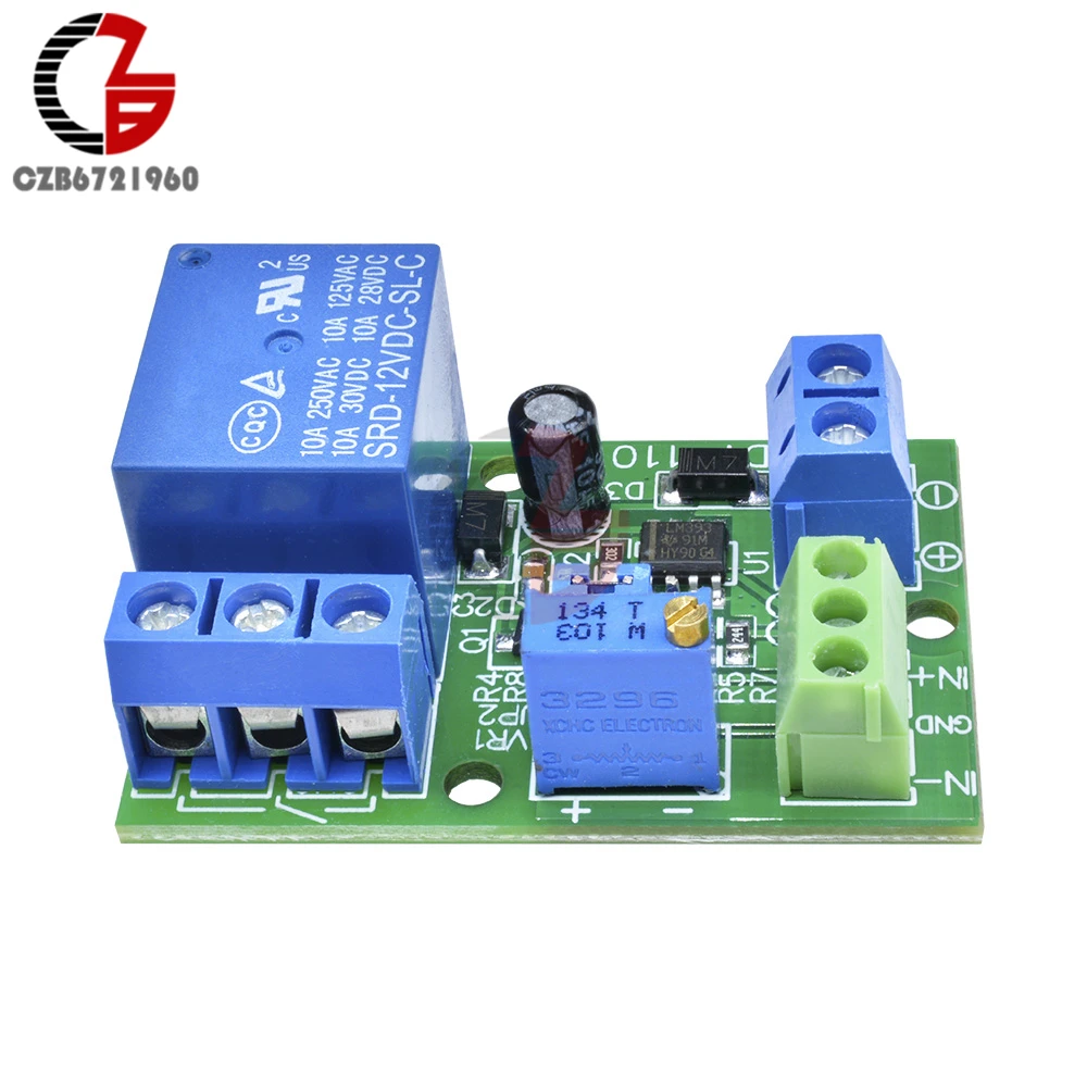 1/2/4CH 5V 12V 24V LM393 Comparatore di Tensione di Tensione del Segnale di Livello Determina Confrontare Preset tensione di riferimento di Confronto