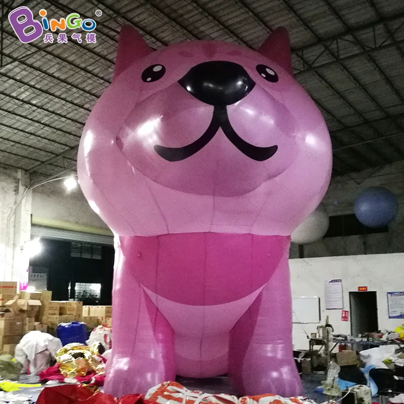 

Customized 8X5X7m Giant Inflatable Pink Dog for Display Lovely Blow up Promotional Dog Decoration Animal Cartoon Balloon Toys