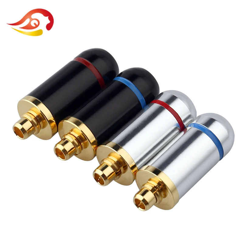 QYFANG 1 Pair Earphone Adapter DIY Pin Line Cable Solder Wire Connector Plug Audio Jack For MMCX UE900 SE535 SE215 W10 W20 W30