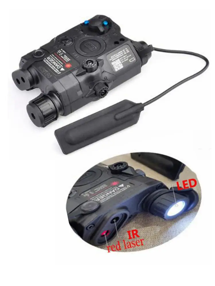 Tactical Flashlight Set BLOCK III accessory kit includes LA-5C/PEQ 15 Red Laser WMX 200 Flashlight Double Switch