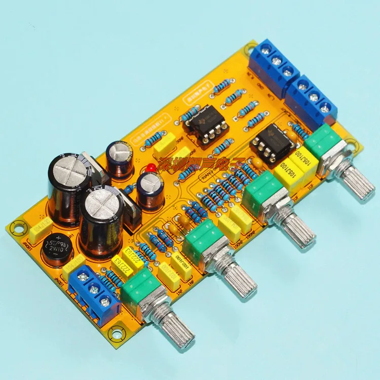 

double AC 12V-18V / DC12-20V double NE5532 Op amp Fever Preamplifier Tone board