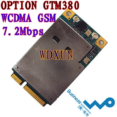 

OPTION GTM380 3G WWAN MINI PCI-E WIRELESS CARD EDGE HSDPA WCDMA 7.2M GTM378 3G NET