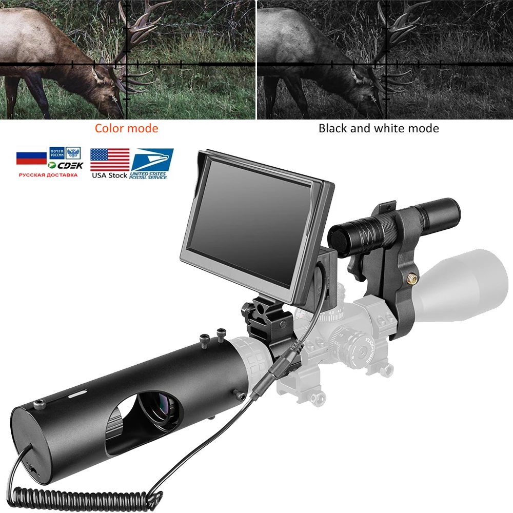 Night Vision Scopes Hunting Optics Sight Tactical 850nm Infrared LED IR Infrared Camera Waterproof Night Vision Device Hunting