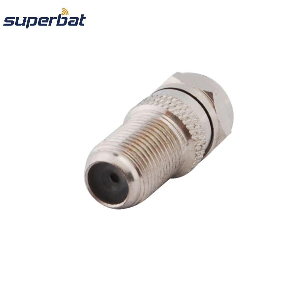 Superbat 50 ohm F tipo F macho a hembra, conector adaptador Coaxial RF recto