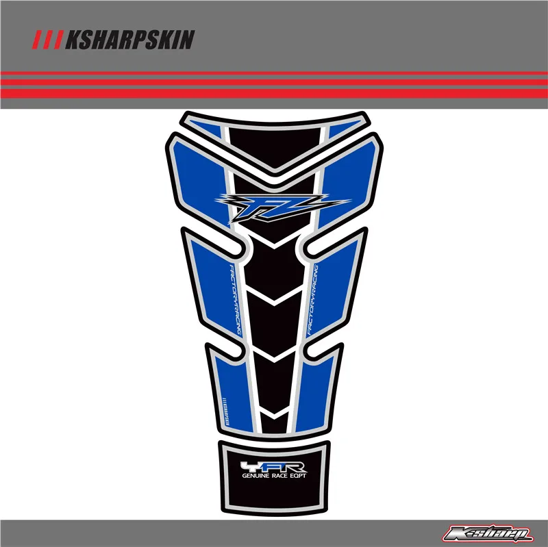 3D ADESIVI Sticker Decal Emblem Protection Tank Pad Cas Cap Fit FOR YAMAHA FZ6 Fazer 600 2004 - 2009