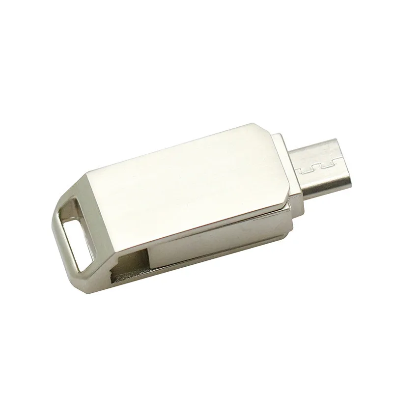 Unidad Flash USB OTG de 8GB, 16GB, 32GB, Memoria Micro USB externa, capacidad completa, disco de Metal U