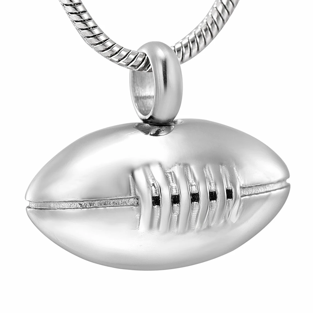 

Baseball Urn Keepsake Jewelry Memorial Pendant Stainless Steel Ball Ashes Holder Necklace