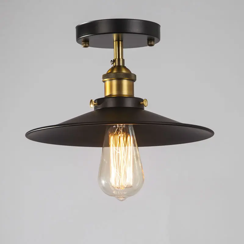 

Vintage Ceiling Lamps American Style Copper Lamps Ceiling Light Personality Simple Country Balcony Lamp Home Lighting Corridor