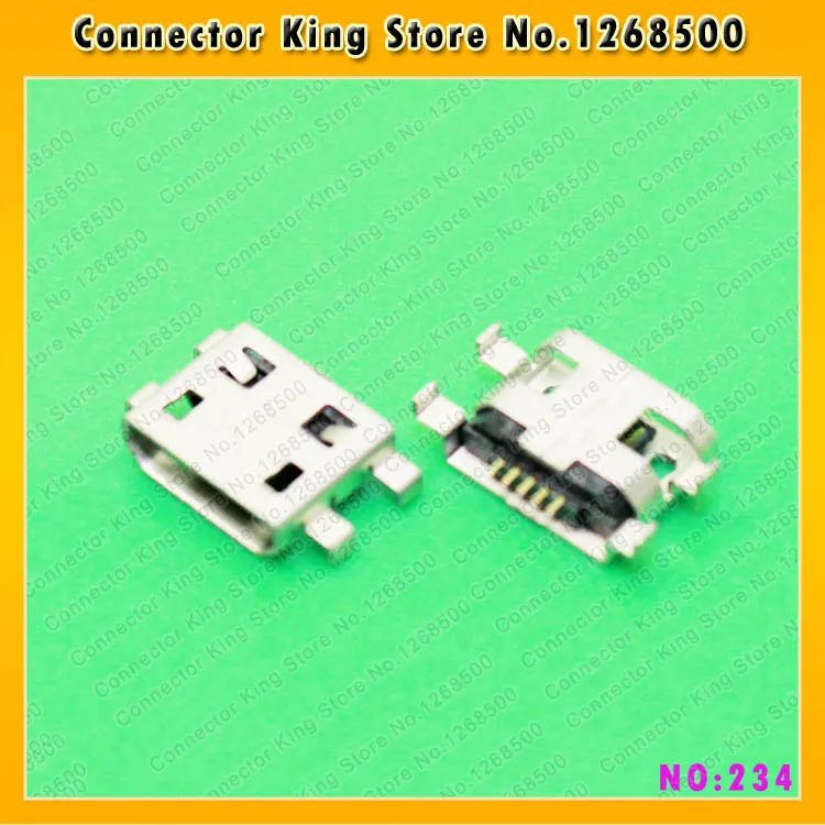 50PCS/LOT for Alcatel One Touch Idol Dual OT-6030D A E OT6030 6030 micro usb charging connector plug dock socket port,MC-234