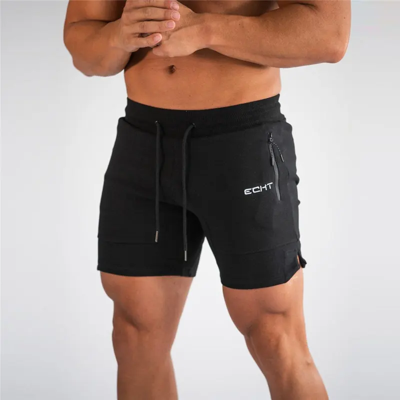 Pantalones cortos de culturismo para hombre, pantalón corto de verano, informal, para correr, entrenamiento, playa, 2019