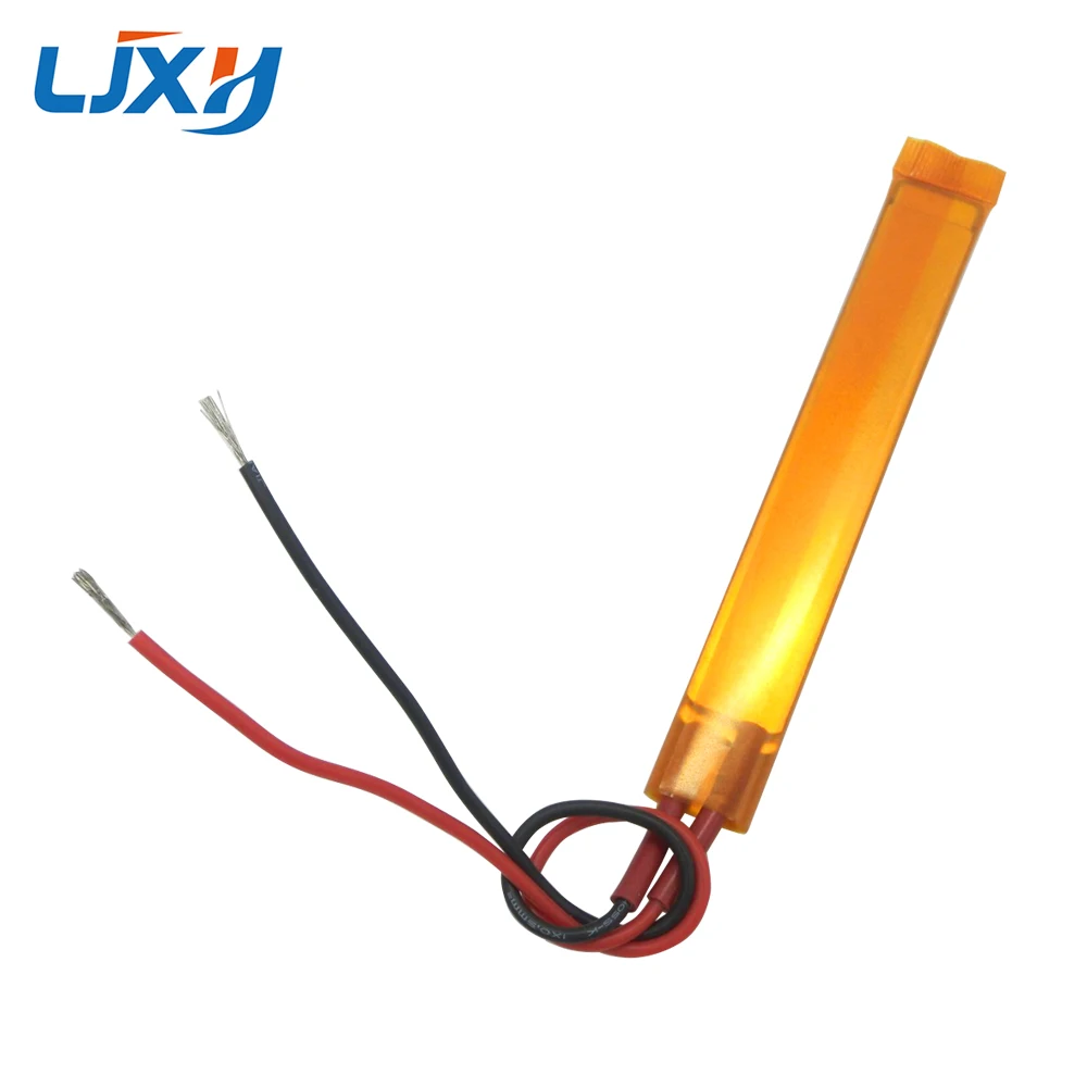 

LJXH 2PCS AC 12V Insulated Thermistor PTC Film Heating Element Constant Temperature 80/120/220 Degrees Size 100x15x3.5mm