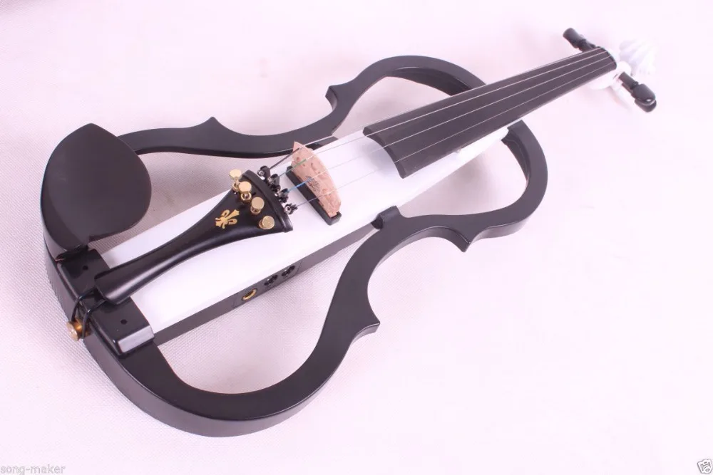 new 4/4 Electric Violin Solid wood Powerful Sound Big jack Small jack Master #11