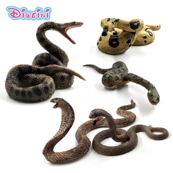 Simulazione serpente Cobra pitone verde Anaconda animali di plastica modello decorazione fai da te figurina Action Figure giocattoli caldi regalo per i bambini