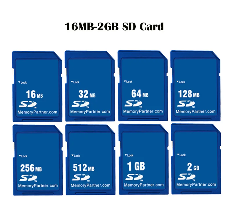 SD Card Memory Card 16MB 32MB 64MB 128MB 256MB 512 MB 1GB 2GB SDXC SD Secure Digital Flash Cartao de Memori Carte Free Shipping