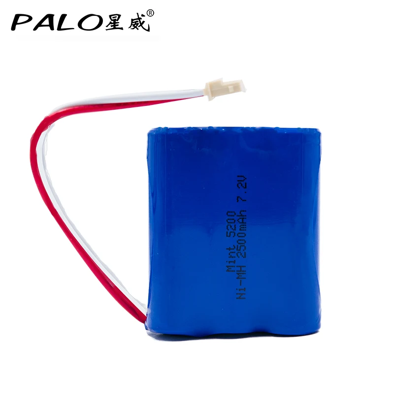 7.2v 2500mAh Fast Charge Low-Self Discharge Ni-MH Rechargeable Vacuum Mopping Robot Battery for Irobot380 Mint5200 5200c 380t