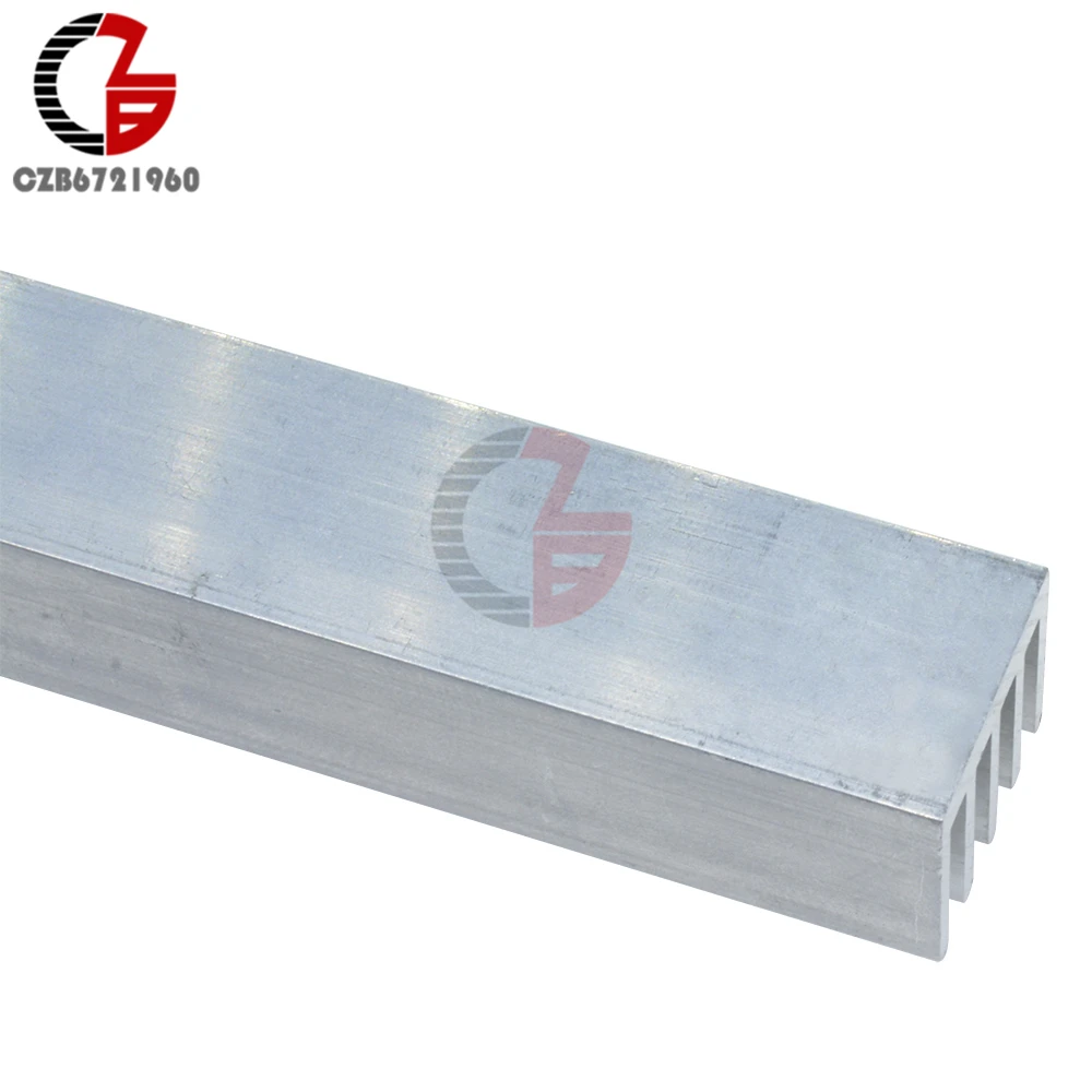 LED Heat Sink Silver-White Aluminum 150x19.7x15.6mm