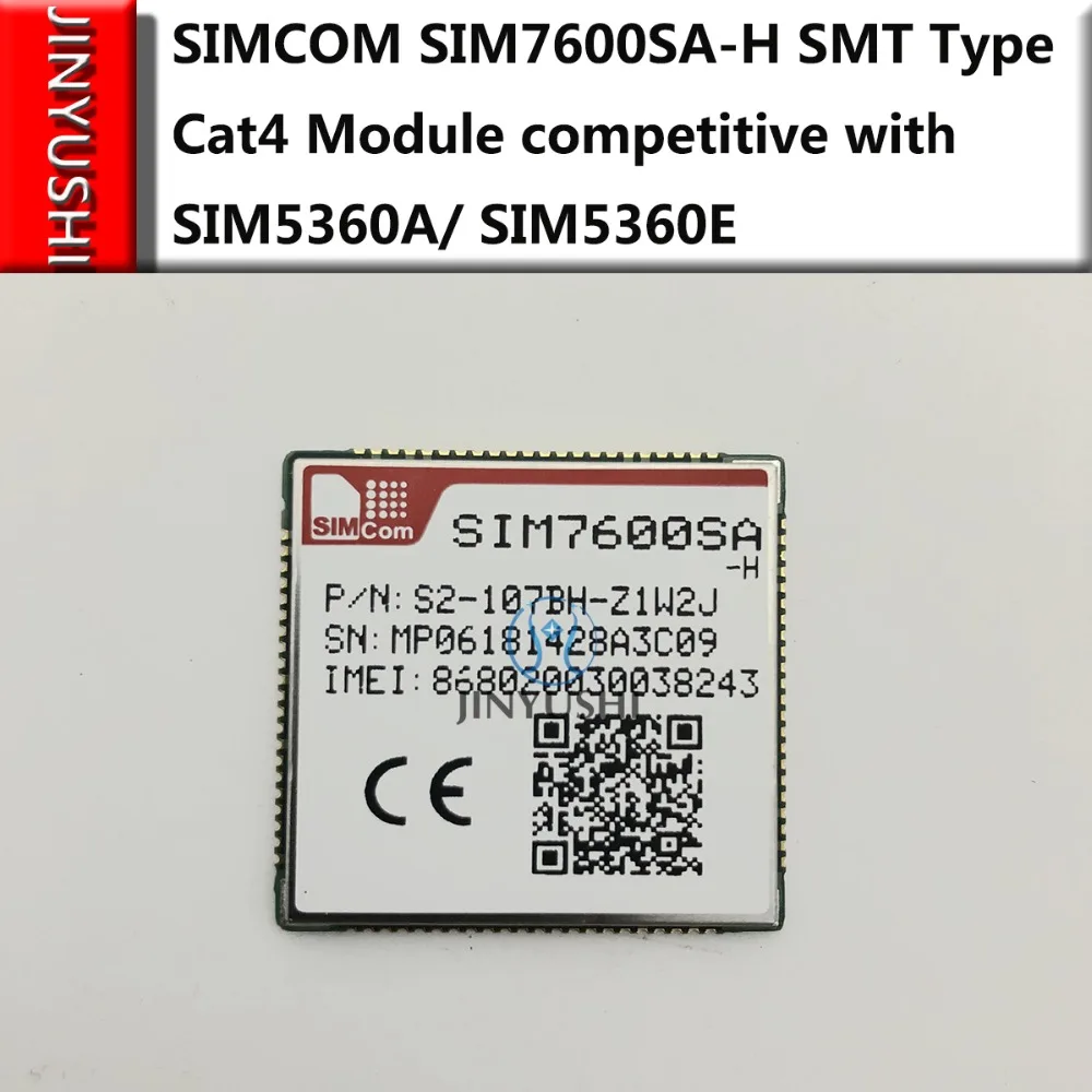 Nowy i oryginalny nie fałszywy SIMCOM SIM7600SA-H LCC SIM7600SA SIM7600 SMT Cat4 moduł konkurencyjny z SIM5360A/ SIM5360E