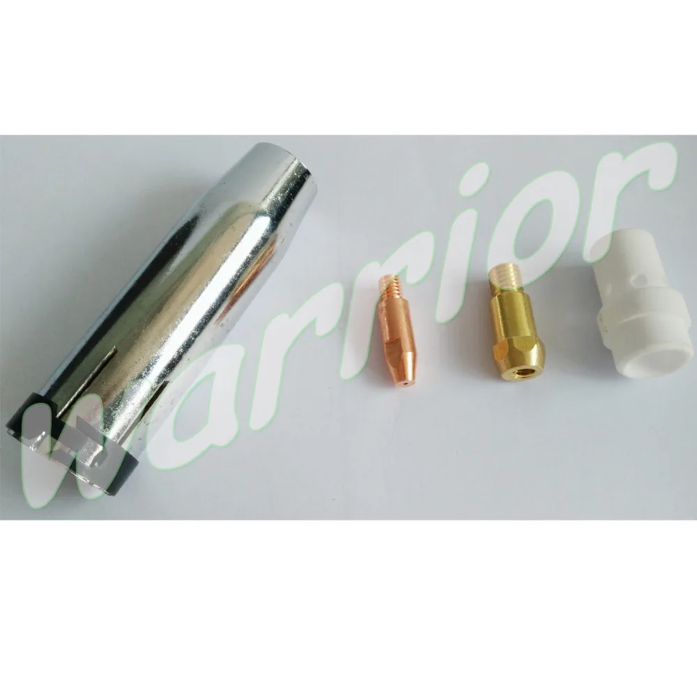 

4pcs Consumables Kit For MB 36KD MIG Welding Torch With Contact Tips Holder Nozzles M6*28*0.8MM