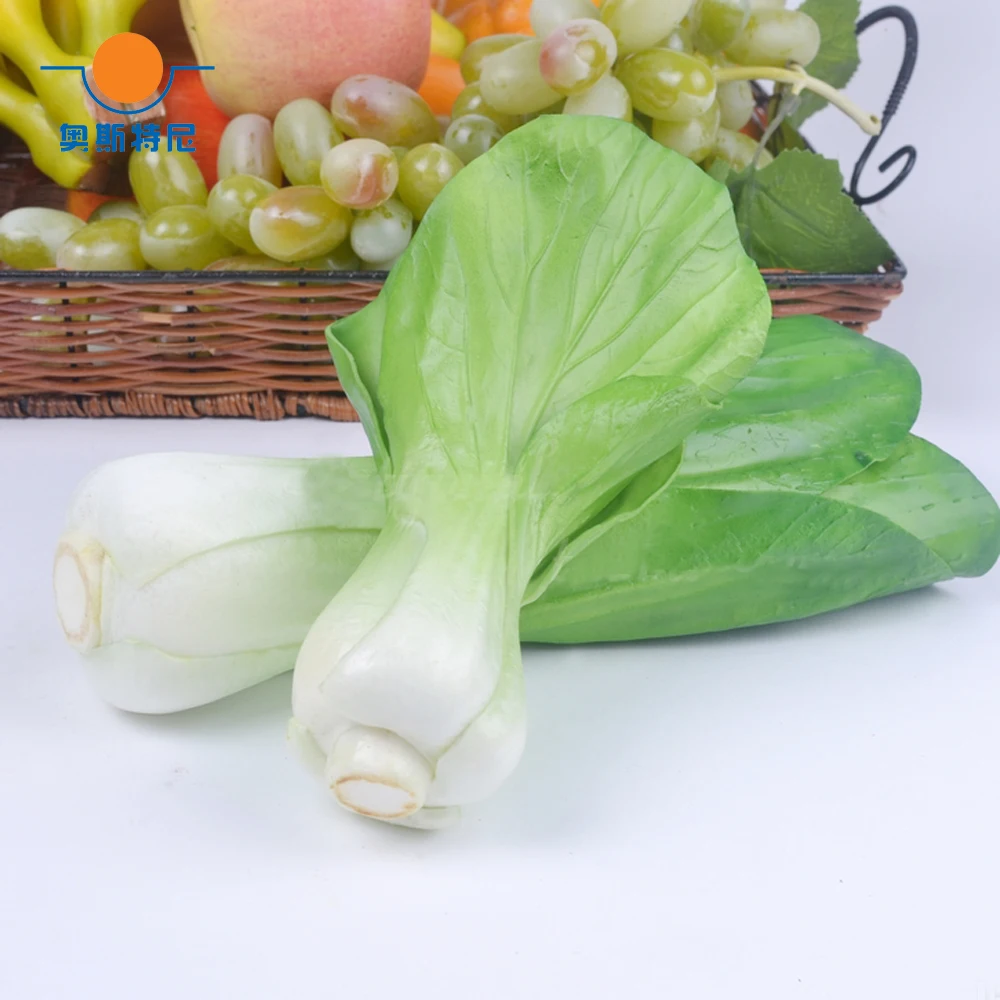 High imitation fake artificial green vegetable&plastic fake simulated artificial green vegetable model