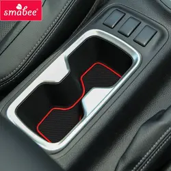 Smabee for Nissan Navara NP300 D23 2015 - 2019 Non-slip Gate Slot Mats Door Pad/Cup 20pcs Interior Accessiories