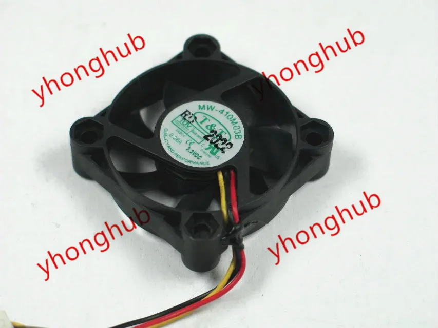 

T&T MW-410M03B DC 3.3V 0.28A 40x40x10mm Server Cooling Fan