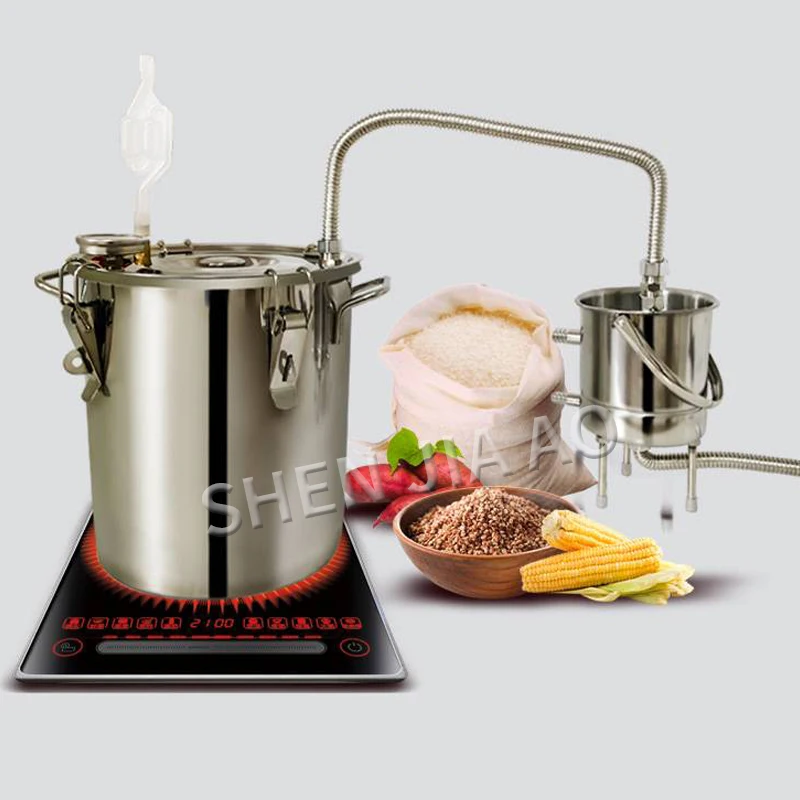 Popular small household essential oil pure dew extraction machine distillation production refining wine brewing steamed wine equ