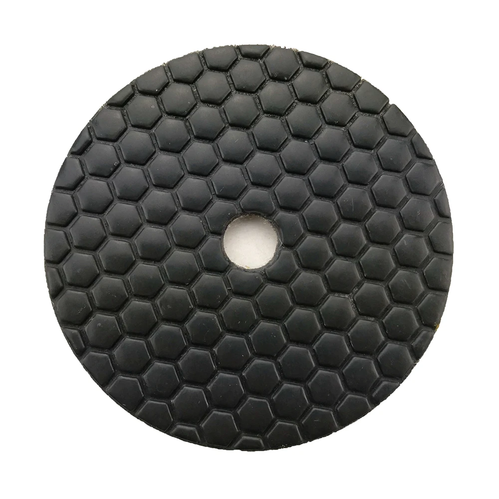 RIJILEI 10 Pcs/Lot 4 Inch Dry Polishing Pad 100 MM Marble Diamond Polishing Pads Use For Granite Floor