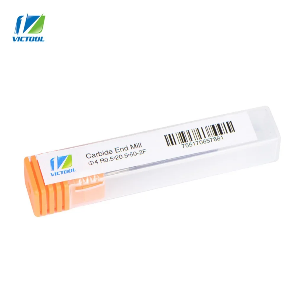 4 pz/lotto fresa a testa sferica conica D4 * 20.5 * 50L * 2F HRC55 fresa cnc a cono rivestito in carburo solido incisione punta abrasiva