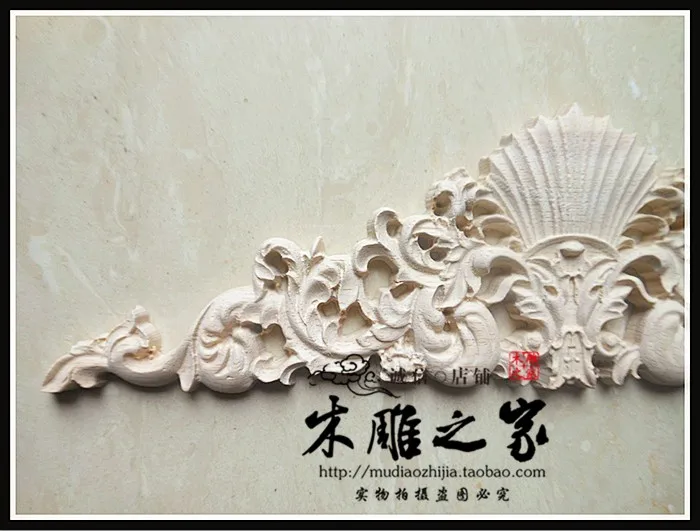 The new Dongyang wood shavings floral applique special offer European FLOWER gate carved furniture solid wood cabi