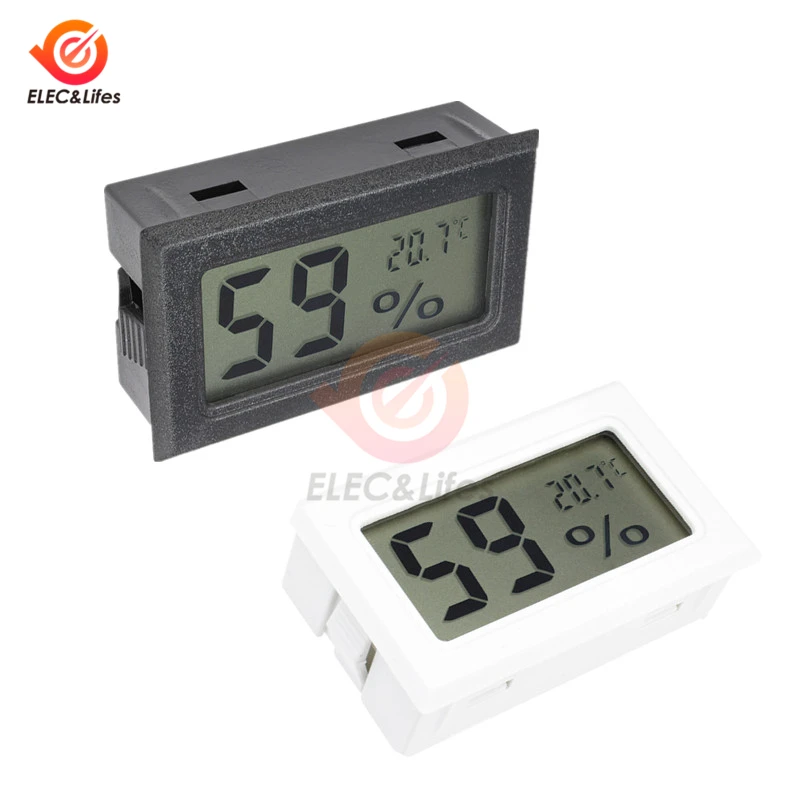 Mini Digital LCD Temperature Humidity Tester Indoor Room Thermometer Hygrometer Temperature Sensor Humidity Meter