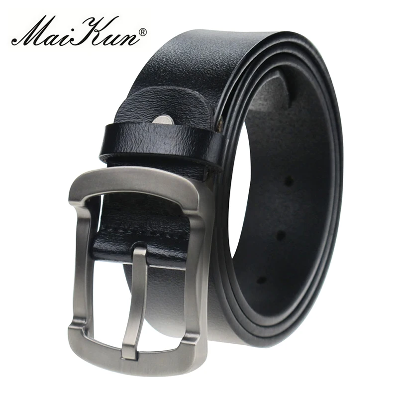 Second Layer Cowskin Leather Belts for Men Luxury Brand Strap Male Vintage Jeans Belts Pin Buckle Designer Belt Men High Quality